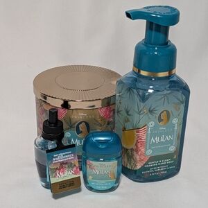 ✨ Bath & Body Works Disney Princess Mulan Collection Bundle